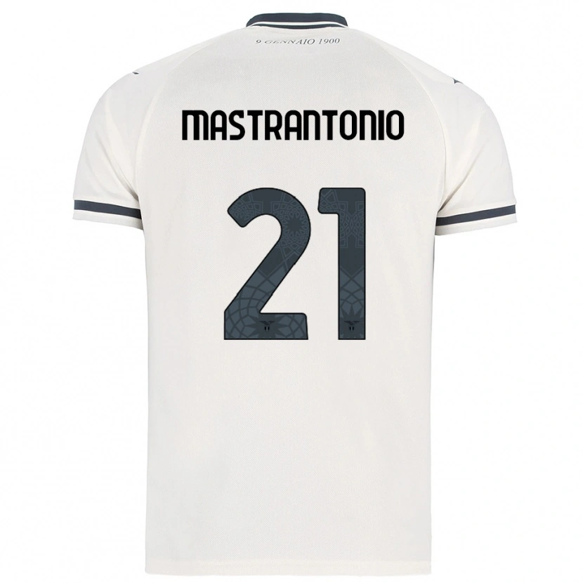 Danxen Herren Ella Mastrantonio #21 Weiß Marineblau Auswärtstrikot Trikot 2025/26 T-Shirt Österreich