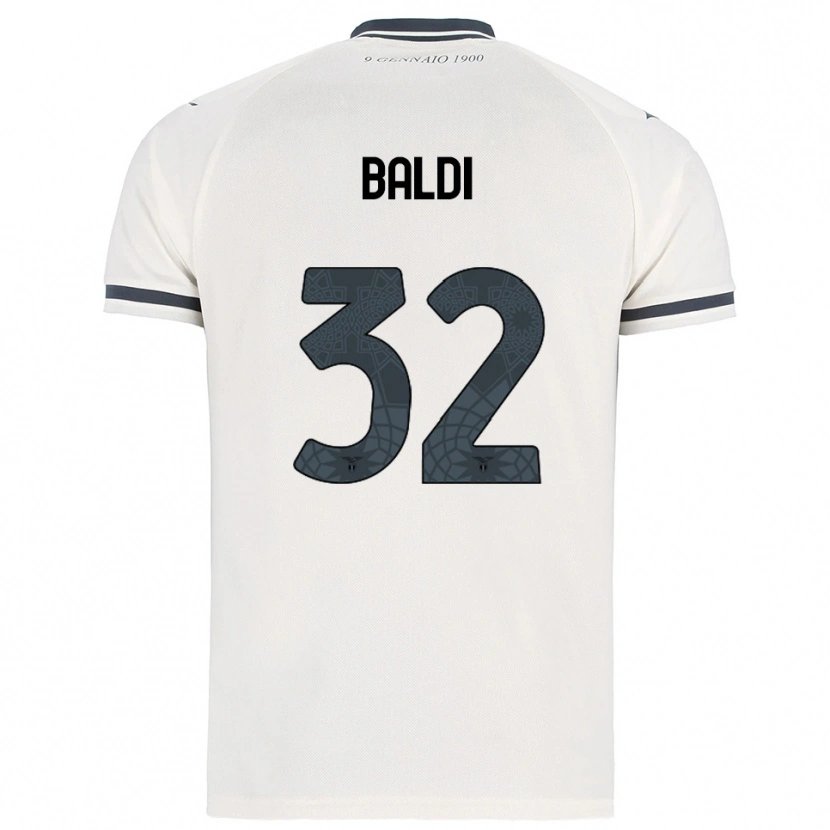 Danxen Herren Mattia Santagostino Baldi #32 Weiß Marineblau Auswärtstrikot Trikot 2025/26 T-Shirt Österreich