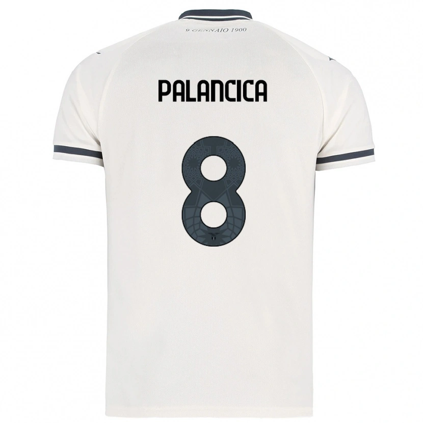 Danxen Herren Cristian Palancica #8 Weiß Marineblau Auswärtstrikot Trikot 2025/26 T-Shirt Österreich