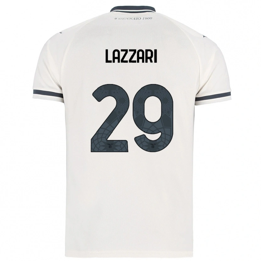 Danxen Herren Manuel Lazzari #29 Weiß Marineblau Auswärtstrikot Trikot 2025/26 T-Shirt Österreich