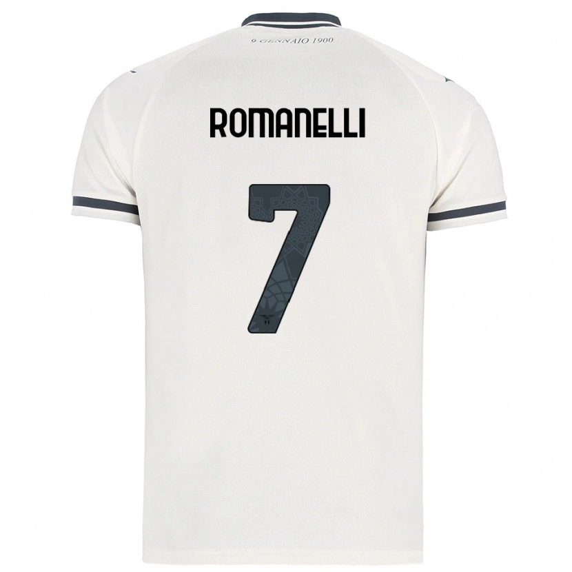 Danxen Herren Nicolas Romanelli #7 Weiß Marineblau Auswärtstrikot Trikot 2025/26 T-Shirt Österreich