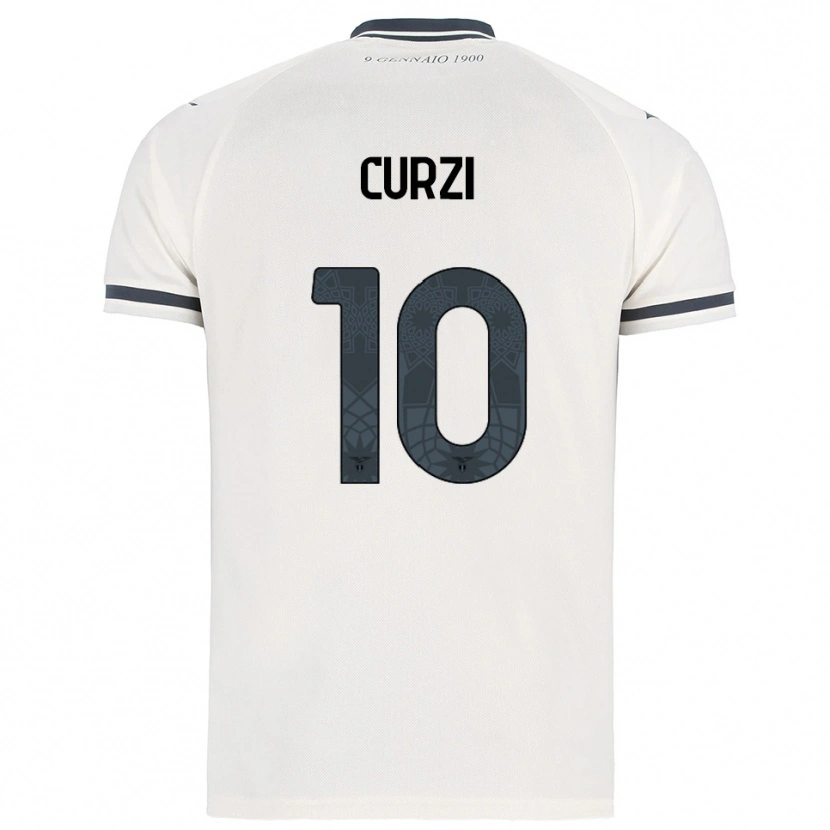 Danxen Herren Simone Curzi #10 Weiß Marineblau Auswärtstrikot Trikot 2025/26 T-Shirt Österreich
