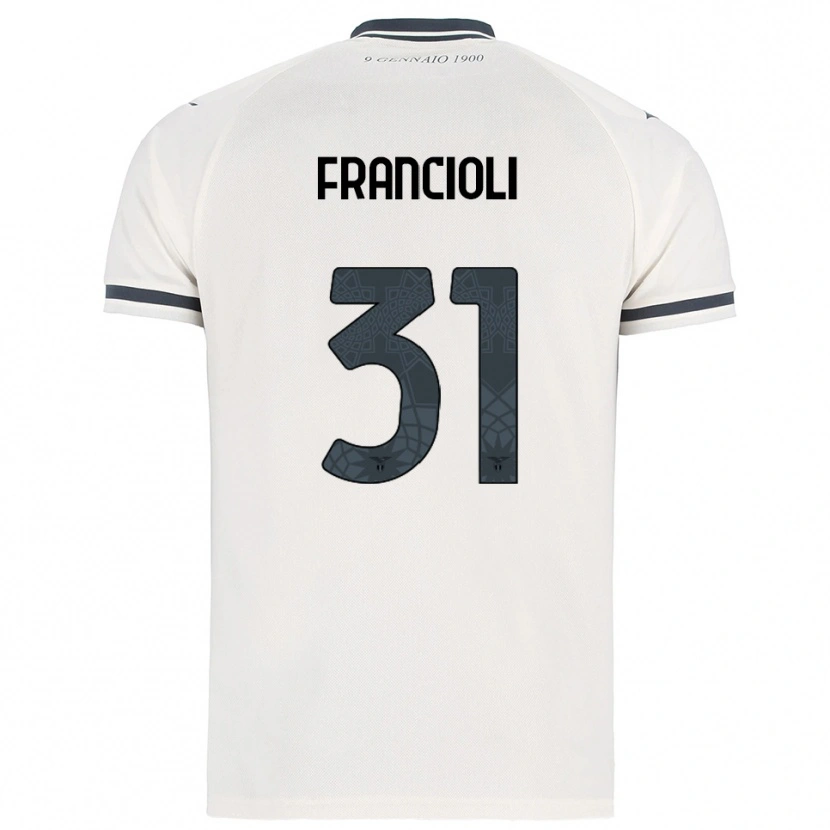 Danxen Herren Diego Francioli #31 Weiß Marineblau Auswärtstrikot Trikot 2025/26 T-Shirt Österreich