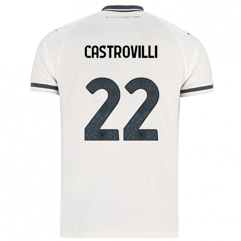 Danxen Herren Gaetano Castrovilli #22 Weiß Marineblau Auswärtstrikot Trikot 2025/26 T-Shirt Österreich