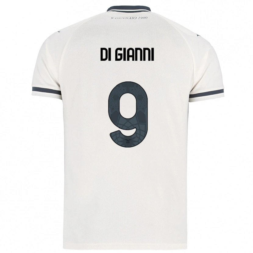 Danxen Herren Vincenzo Di Gianni #9 Weiß Marineblau Auswärtstrikot Trikot 2025/26 T-Shirt Österreich