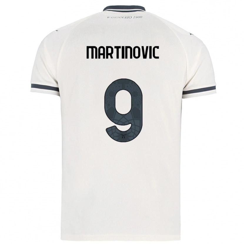 Danxen Herren Melania Martinovic #9 Weiß Marineblau Auswärtstrikot Trikot 2025/26 T-Shirt Österreich