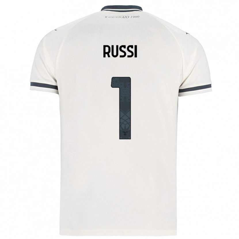 Danxen Herren Gabriele Russi #1 Weiß Marineblau Auswärtstrikot Trikot 2025/26 T-Shirt Österreich