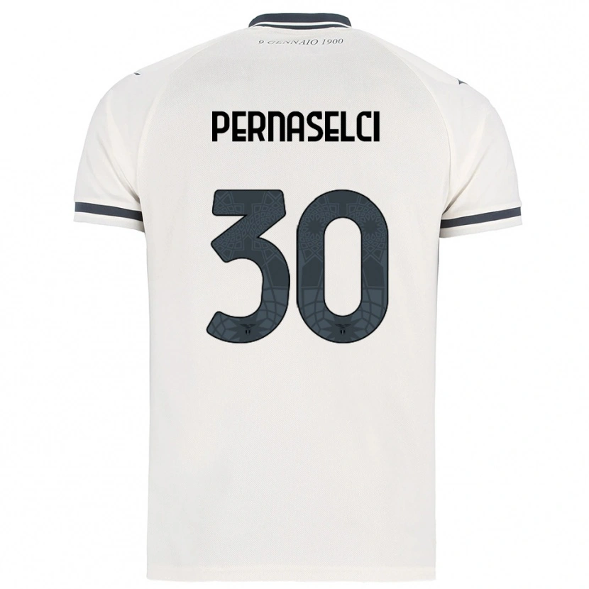 Danxen Herren Leonardo Pernaselci #30 Weiß Marineblau Auswärtstrikot Trikot 2025/26 T-Shirt Österreich