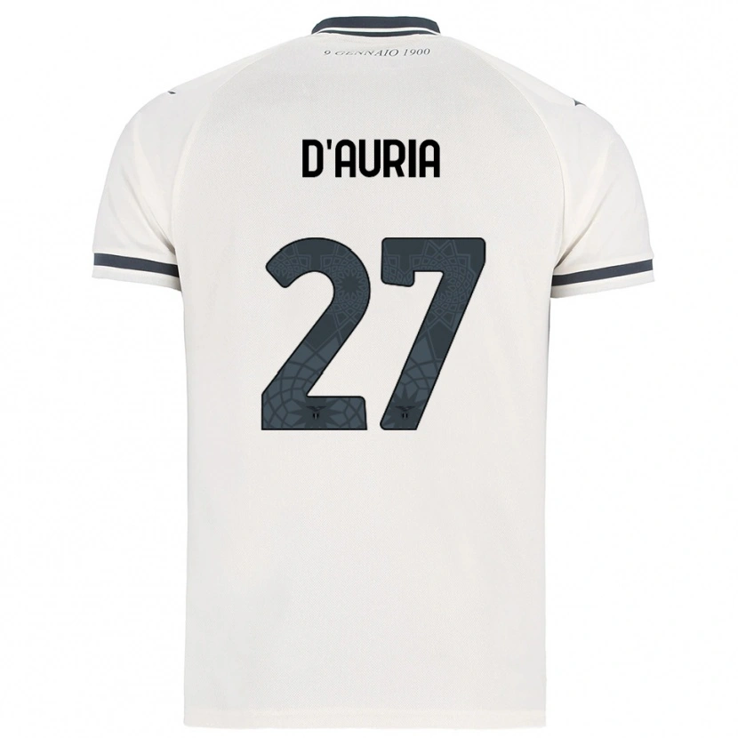 Danxen Herren Federica D'auria #27 Weiß Marineblau Auswärtstrikot Trikot 2025/26 T-Shirt Österreich