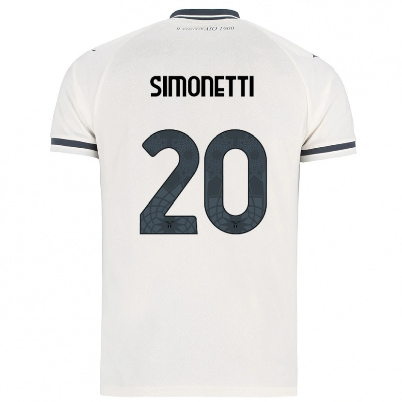 Danxen Herren Flaminia Simonetti #20 Weiß Marineblau Auswärtstrikot Trikot 2025/26 T-Shirt Österreich
