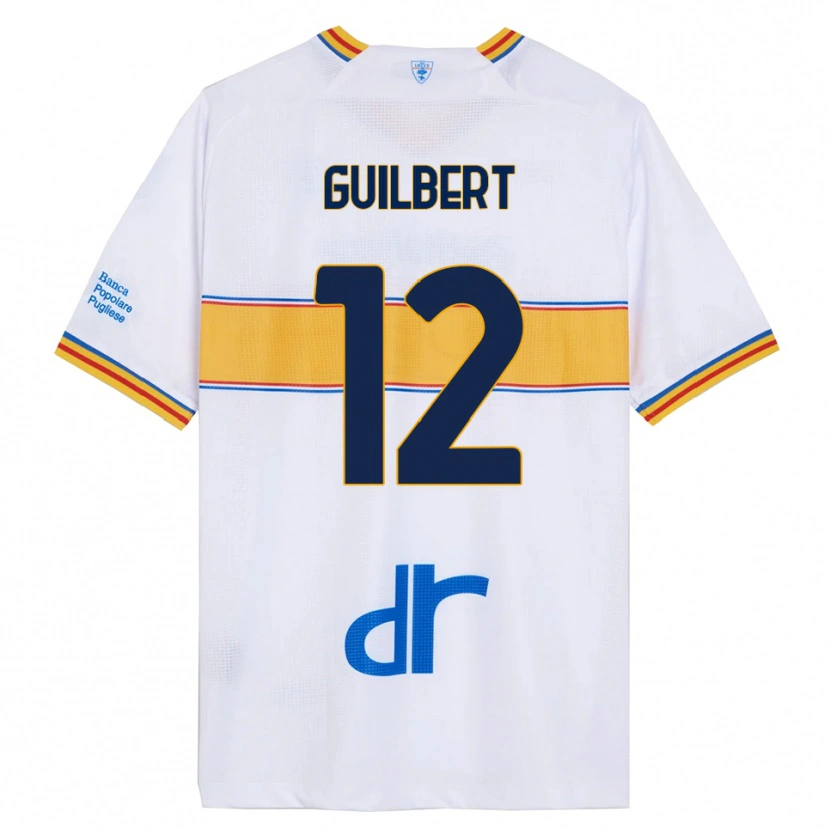 Danxen Herren Frédéric Guilbert #12 Weiß Gelb Auswärtstrikot Trikot 2025/26 T-Shirt Österreich