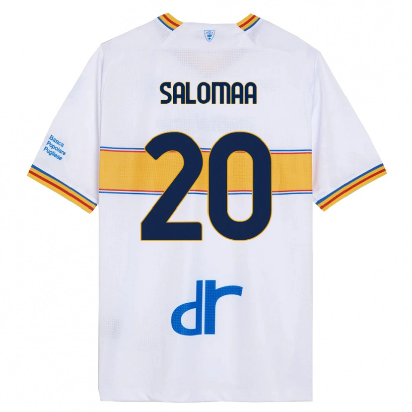 Danxen Herren Henri Salomaa #20 Weiß Gelb Auswärtstrikot Trikot 2025/26 T-Shirt Österreich