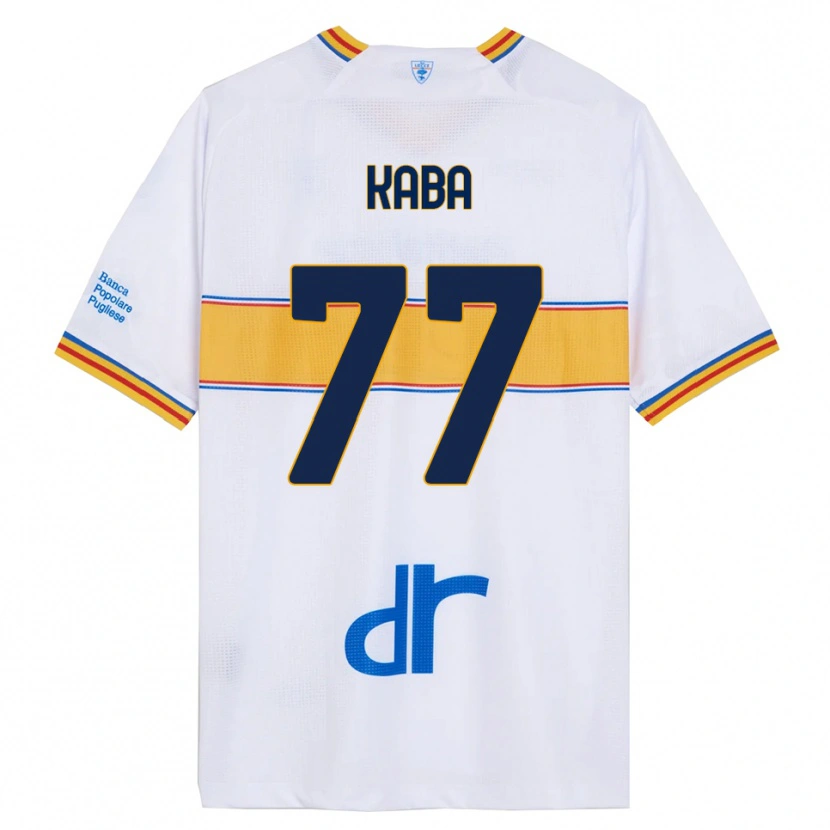 Danxen Herren Mohamed Kaba #77 Weiß Gelb Auswärtstrikot Trikot 2025/26 T-Shirt Österreich
