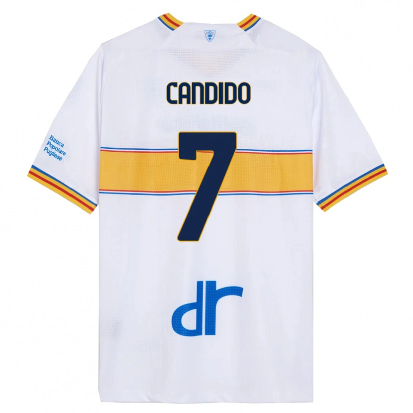 Danxen Herren Filippo Candido #7 Weiß Gelb Auswärtstrikot Trikot 2025/26 T-Shirt Österreich