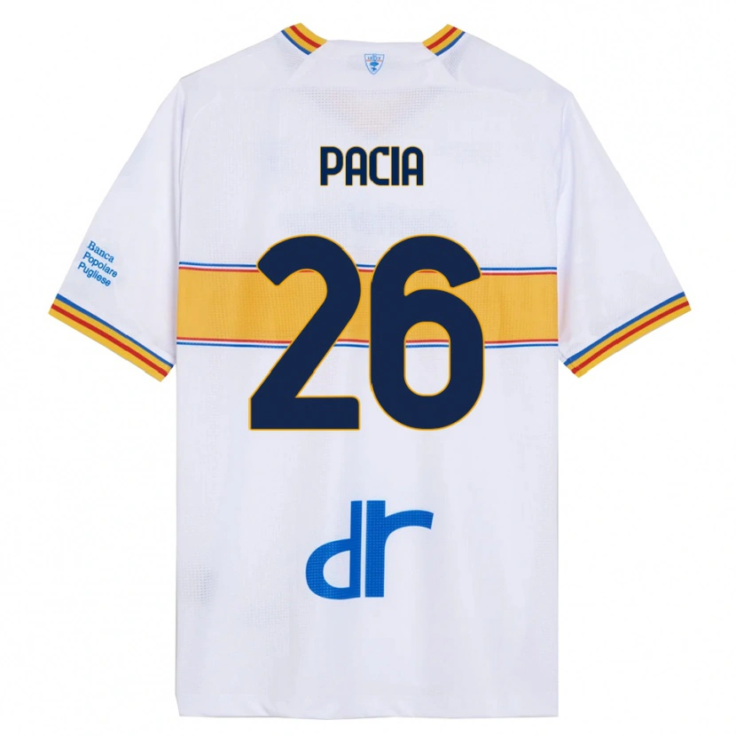 Danxen Herren Fabiano Pacia #26 Weiß Gelb Auswärtstrikot Trikot 2025/26 T-Shirt Österreich