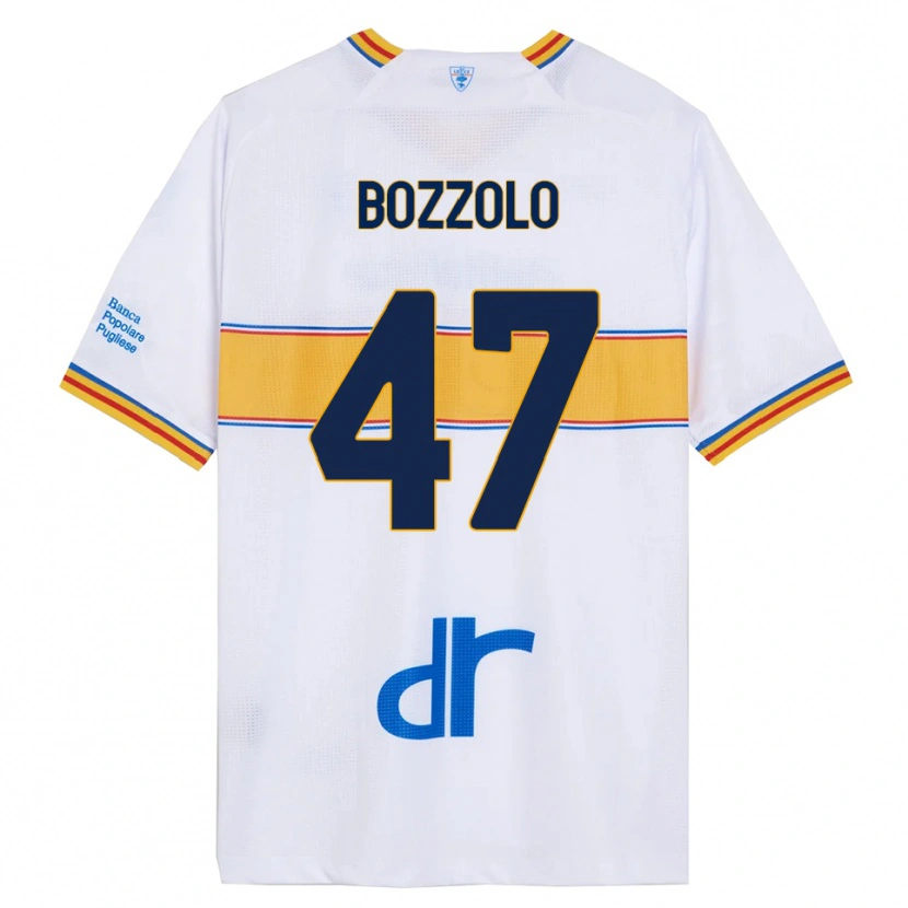 Danxen Herren Alessandro Bozzolo #47 Weiß Gelb Auswärtstrikot Trikot 2025/26 T-Shirt Österreich