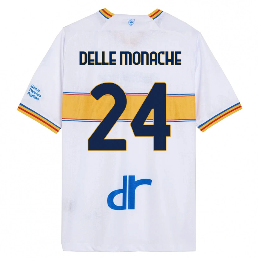Danxen Herren Marco Delle Monache #24 Weiß Gelb Auswärtstrikot Trikot 2025/26 T-Shirt Österreich