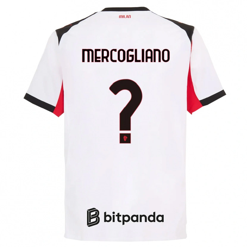 Danxen Herren Mattia Mercogliano #0 Weiß Schwarz Auswärtstrikot Trikot 2025/26 T-Shirt Österreich