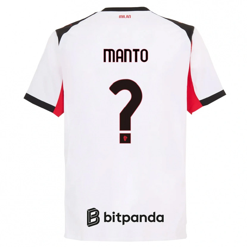 Danxen Herren Gaetano Manto #0 Weiß Schwarz Auswärtstrikot Trikot 2025/26 T-Shirt Österreich