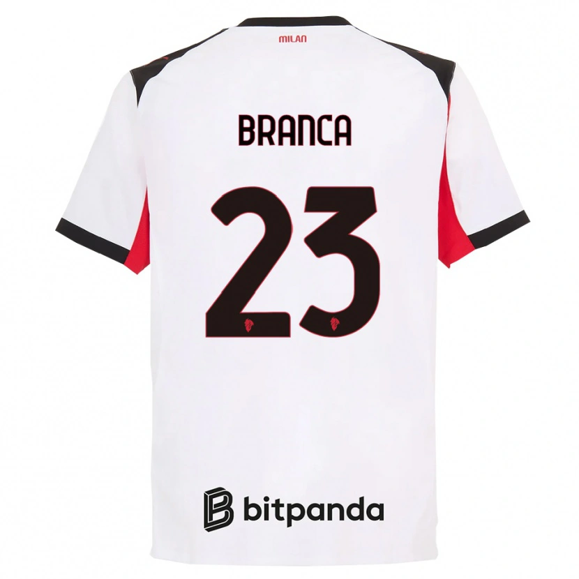 Danxen Herren Simone Branca #23 Weiß Schwarz Auswärtstrikot Trikot 2025/26 T-Shirt Österreich