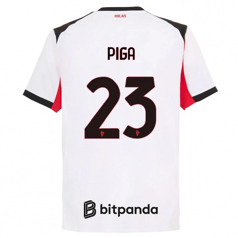 Danxen Herren Julie Piga #23 Weiß Schwarz Auswärtstrikot Trikot 2025/26 T-Shirt Österreich