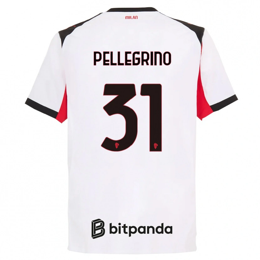 Danxen Herren Marco Pellegrino #31 Weiß Schwarz Auswärtstrikot Trikot 2025/26 T-Shirt Österreich
