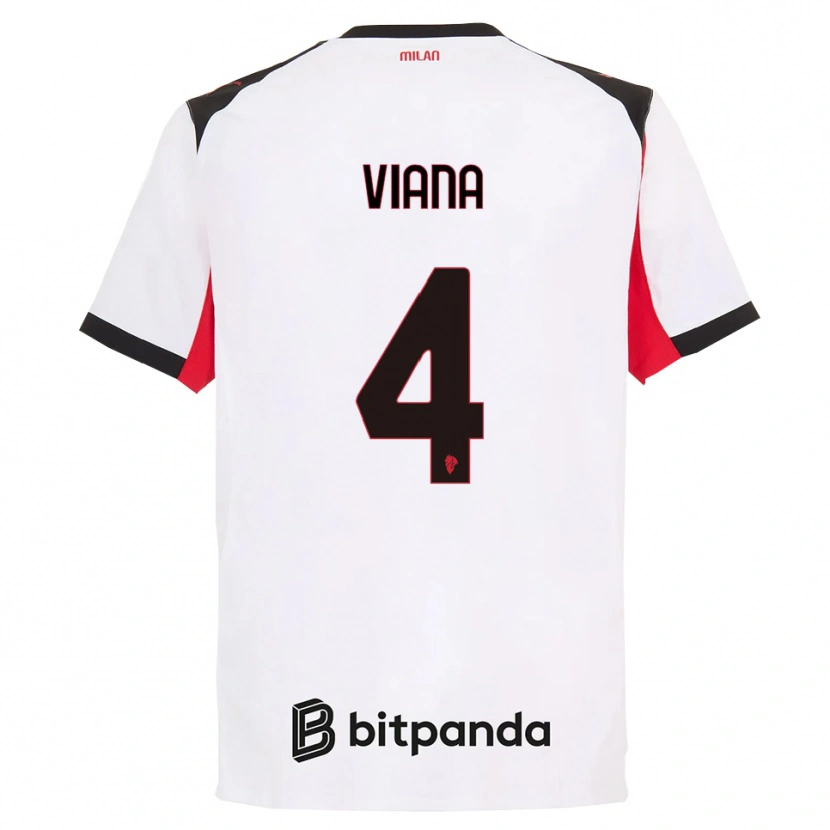 Danxen Herren Viana Seedorf #4 Weiß Schwarz Auswärtstrikot Trikot 2025/26 T-Shirt Österreich