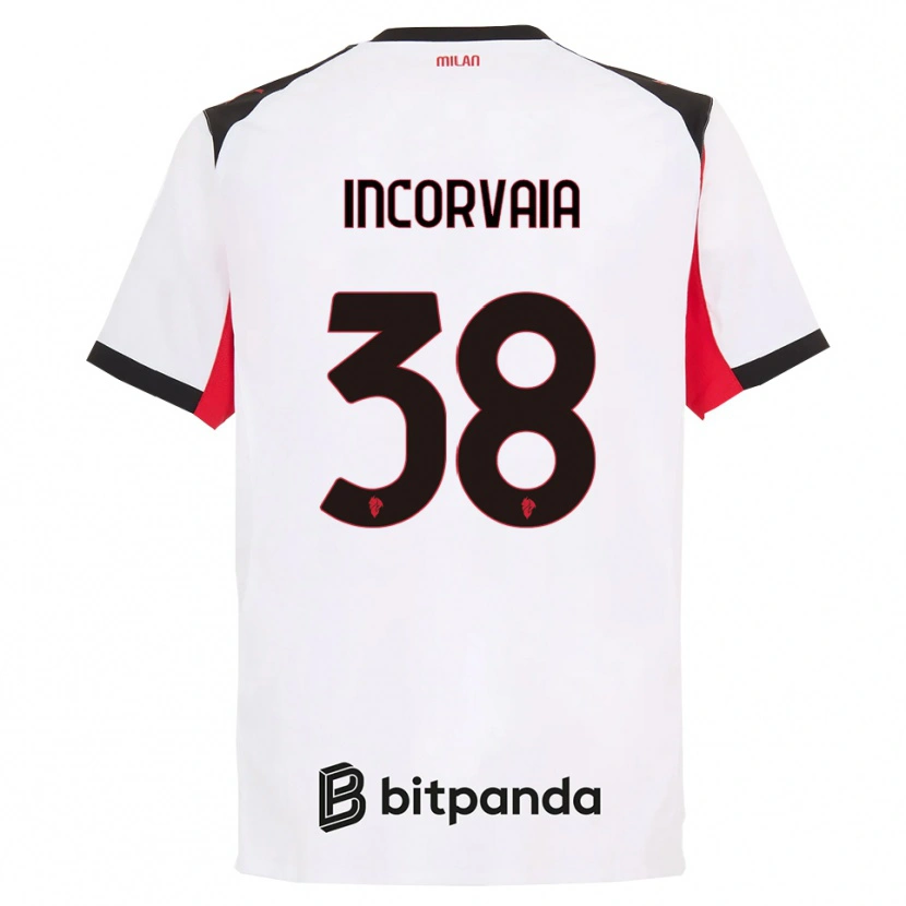 Danxen Herren Giovanni Incorvaia #38 Weiß Schwarz Auswärtstrikot Trikot 2025/26 T-Shirt Österreich