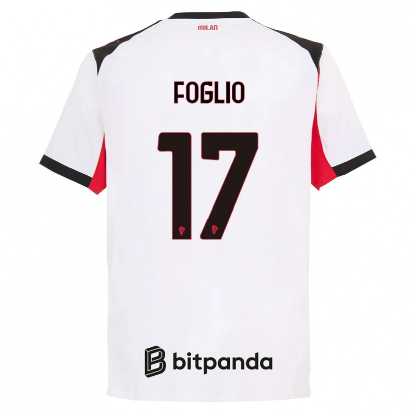 Danxen Herren Christian Foglio #17 Weiß Schwarz Auswärtstrikot Trikot 2025/26 T-Shirt Österreich