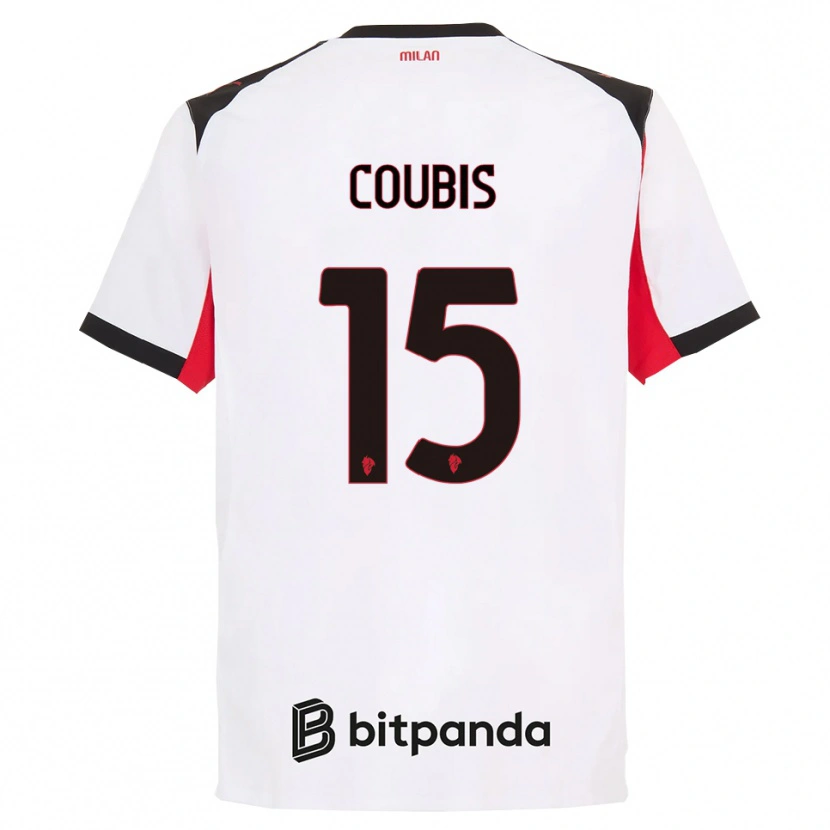 Danxen Herren Andrei Coubiș #15 Weiß Schwarz Auswärtstrikot Trikot 2025/26 T-Shirt Österreich