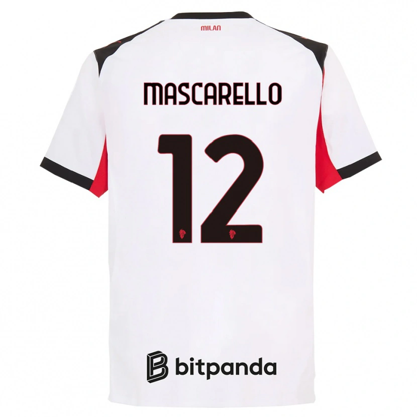 Danxen Herren Marta Mascarello #12 Weiß Schwarz Auswärtstrikot Trikot 2025/26 T-Shirt Österreich