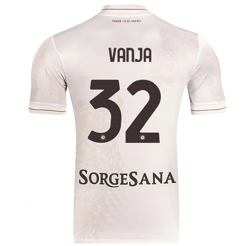 Danxen Herren Vanja Milinković-Savić #32 Champagner Braun Auswärtstrikot Trikot 2025/26 T-Shirt Österreich