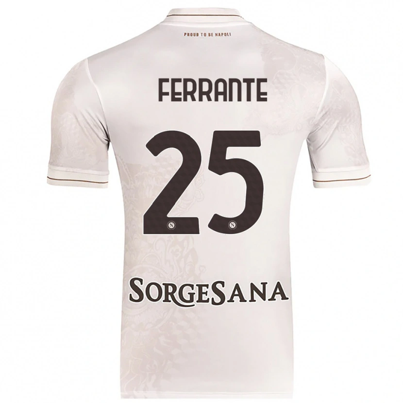 Danxen Herren Mathias Ferrante #25 Champagner Braun Auswärtstrikot Trikot 2025/26 T-Shirt Österreich