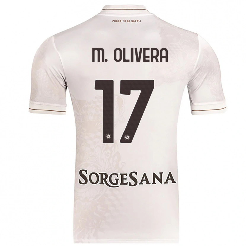 Danxen Herren Mathías Olivera #17 Champagner Braun Auswärtstrikot Trikot 2025/26 T-Shirt Österreich