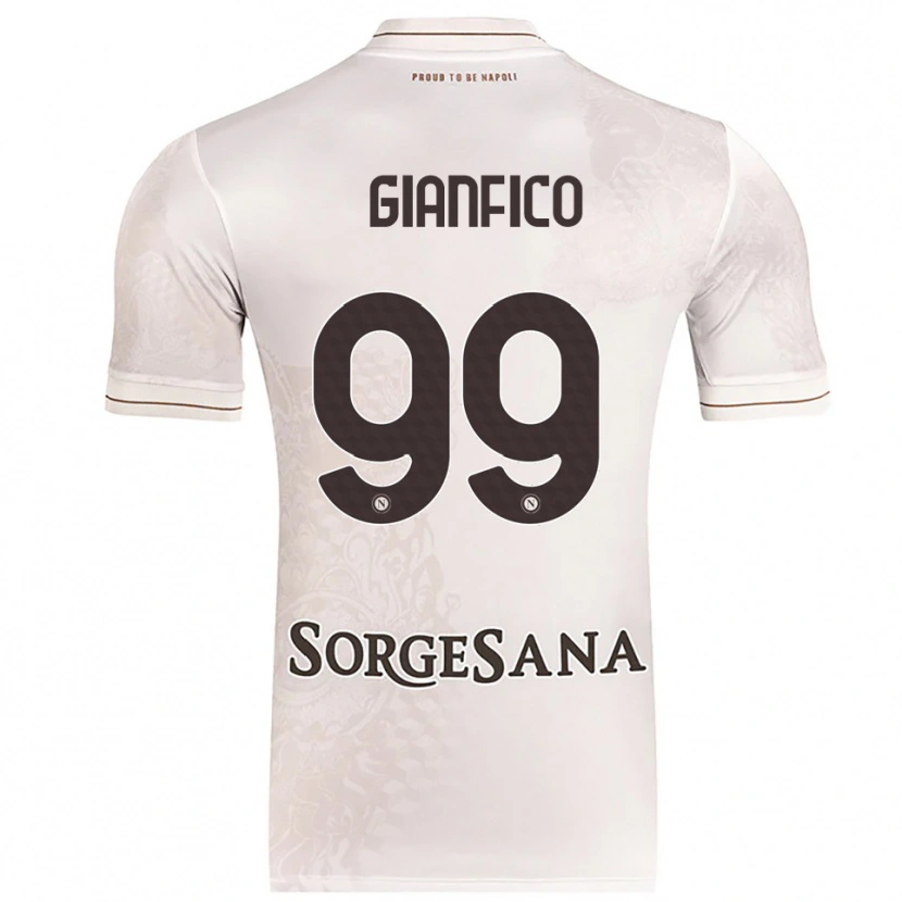 Danxen Herren Maria Morena Gianfico #99 Champagner Braun Auswärtstrikot Trikot 2025/26 T-Shirt Österreich