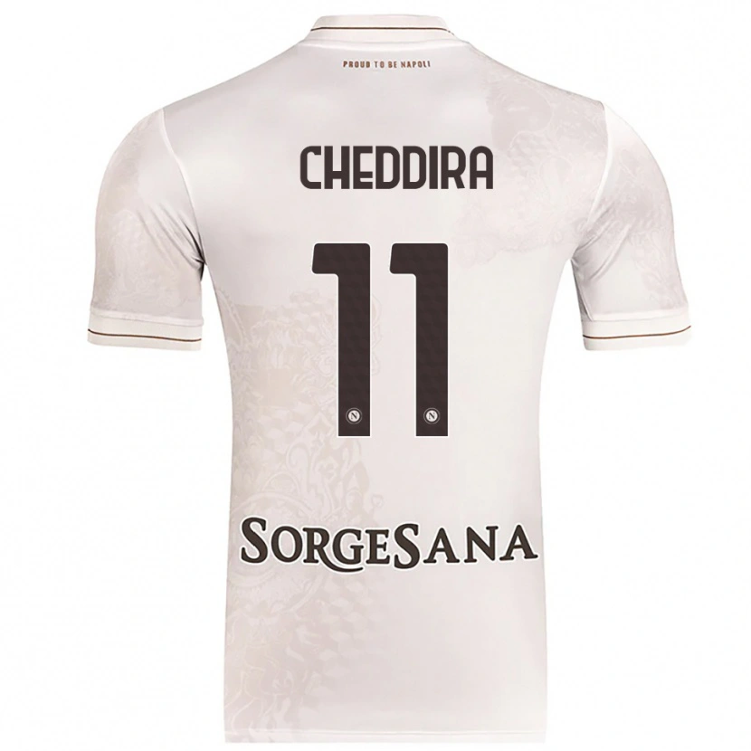 Danxen Herren Walid Cheddira #11 Champagner Braun Auswärtstrikot Trikot 2025/26 T-Shirt Österreich