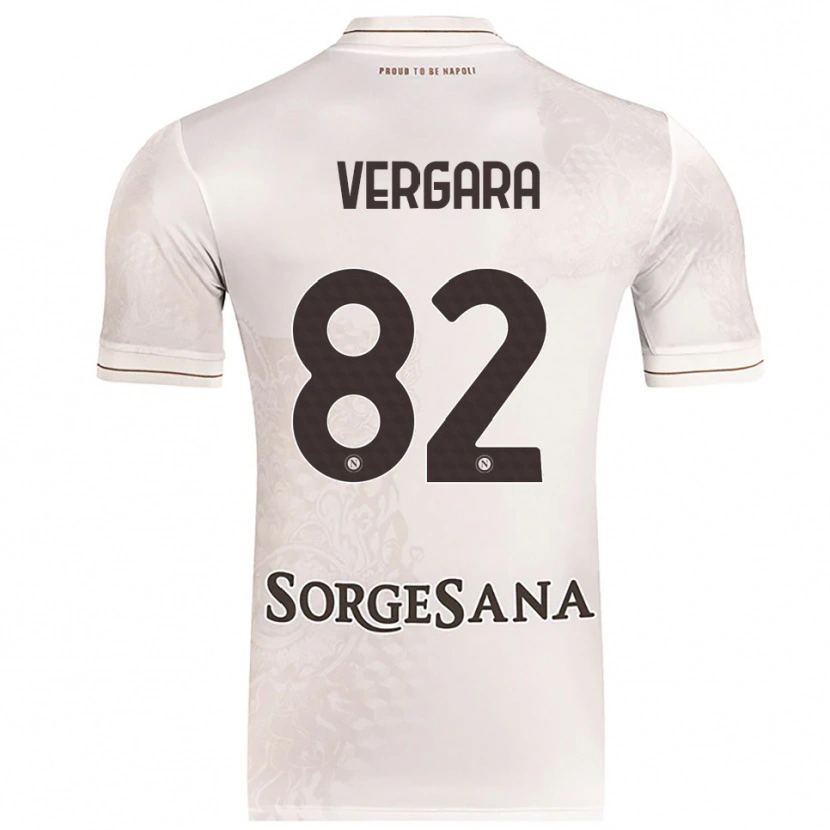 Danxen Herren Antonio Vergara #82 Champagner Braun Auswärtstrikot Trikot 2025/26 T-Shirt Österreich