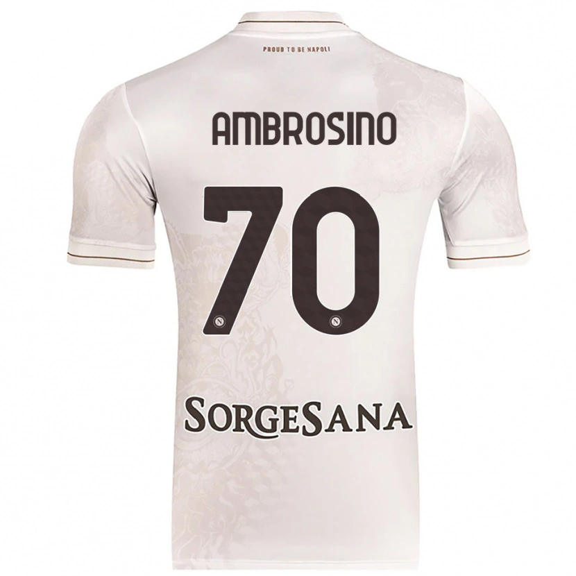 Danxen Herren Giuseppe Ambrosino #70 Champagner Braun Auswärtstrikot Trikot 2025/26 T-Shirt Österreich