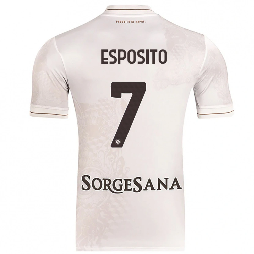 Danxen Herren Luigi Esposito #7 Champagner Braun Auswärtstrikot Trikot 2025/26 T-Shirt Österreich