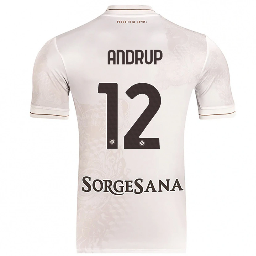 Danxen Herren Klara Lena Elisabeth Andrup #12 Champagner Braun Auswärtstrikot Trikot 2025/26 T-Shirt Österreich