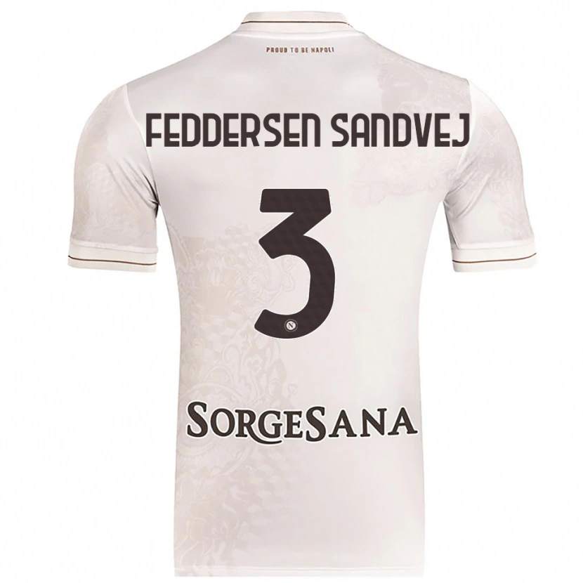 Danxen Herren Cecilie Feddersen Sandvej #3 Champagner Braun Auswärtstrikot Trikot 2025/26 T-Shirt Österreich