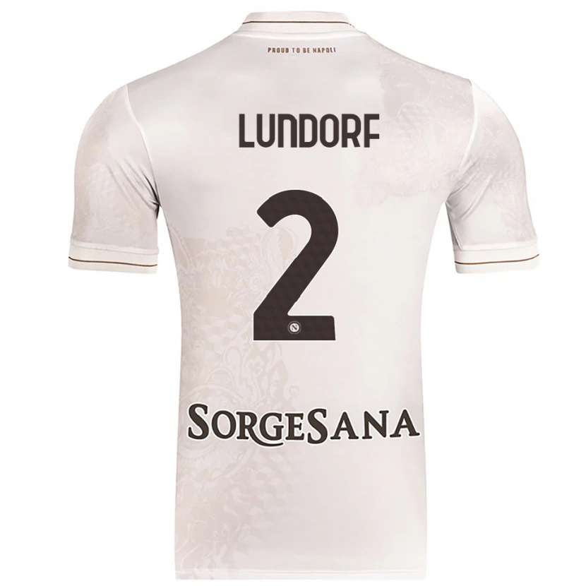 Danxen Herren Matilde Lundorf Skovsen #2 Champagner Braun Auswärtstrikot Trikot 2025/26 T-Shirt Österreich