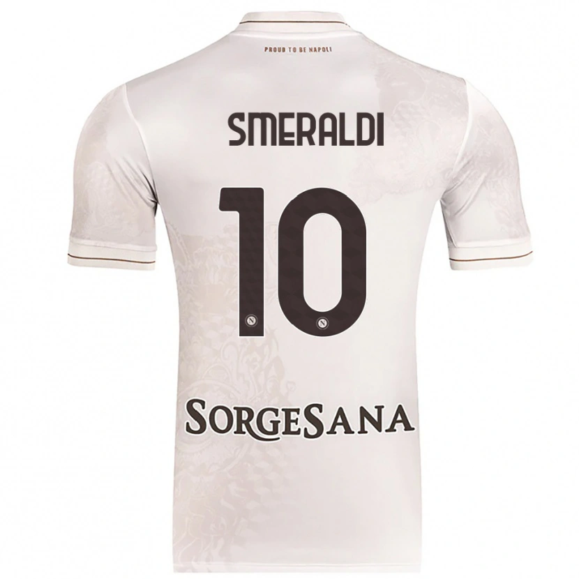 Danxen Herren Andrea Smeraldi #10 Champagner Braun Auswärtstrikot Trikot 2025/26 T-Shirt Österreich