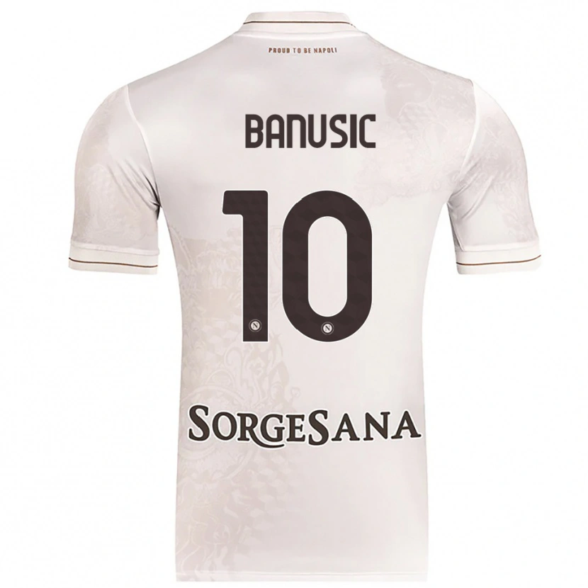 Danxen Herren Marija Banušić #10 Champagner Braun Auswärtstrikot Trikot 2025/26 T-Shirt Österreich