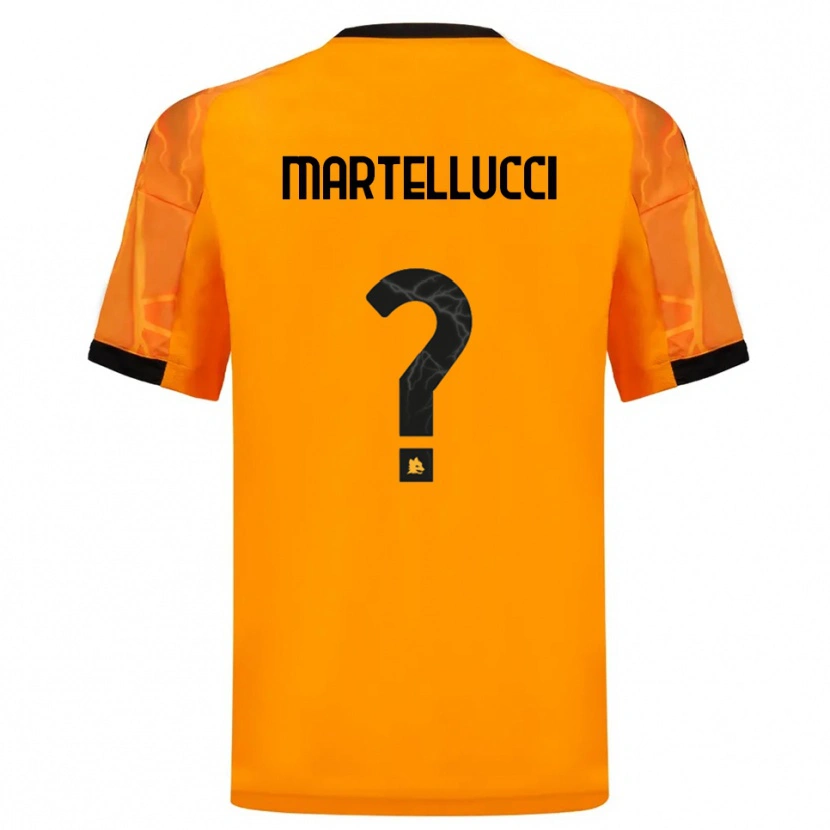 Danxen Herren Federico Martellucci #0 Orange Schwarz Auswärtstrikot Trikot 2025/26 T-Shirt Österreich