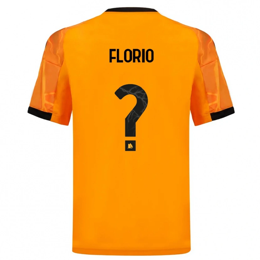 Danxen Herren Davide Florio #0 Orange Schwarz Auswärtstrikot Trikot 2025/26 T-Shirt Österreich