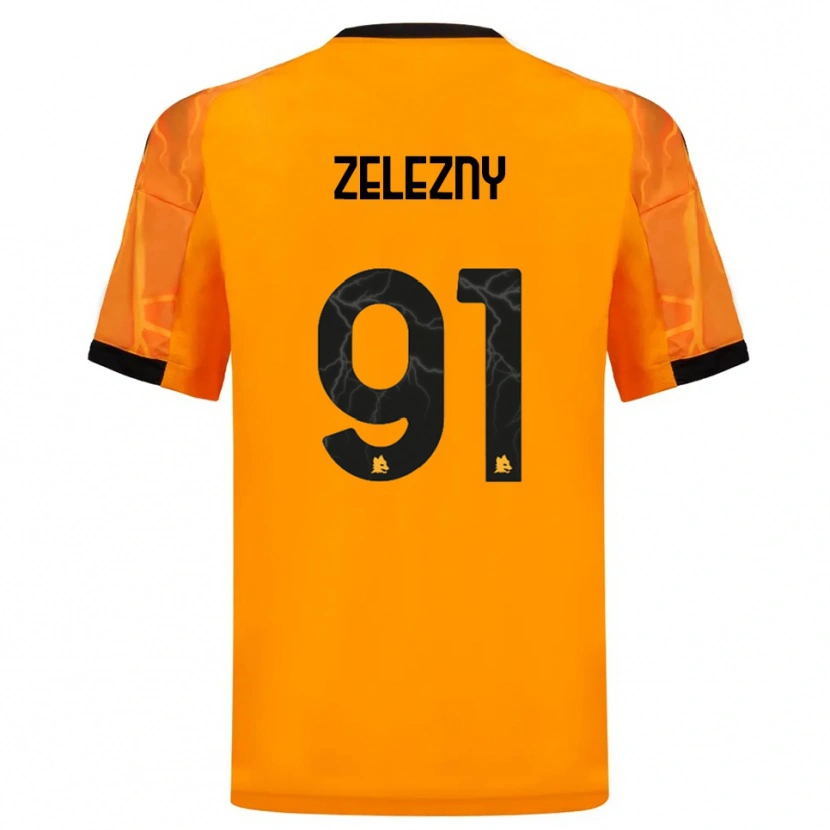 Danxen Herren Radoslaw Zelezny #91 Orange Schwarz Auswärtstrikot Trikot 2025/26 T-Shirt Österreich