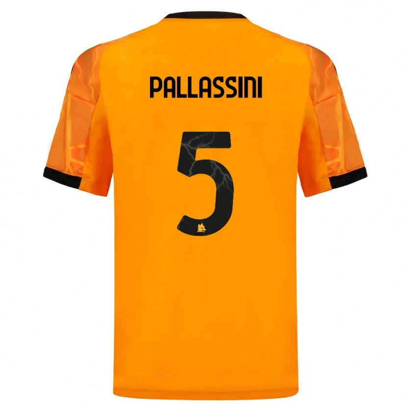 Danxen Herren Luca Pallassini #5 Orange Schwarz Auswärtstrikot Trikot 2025/26 T-Shirt Österreich