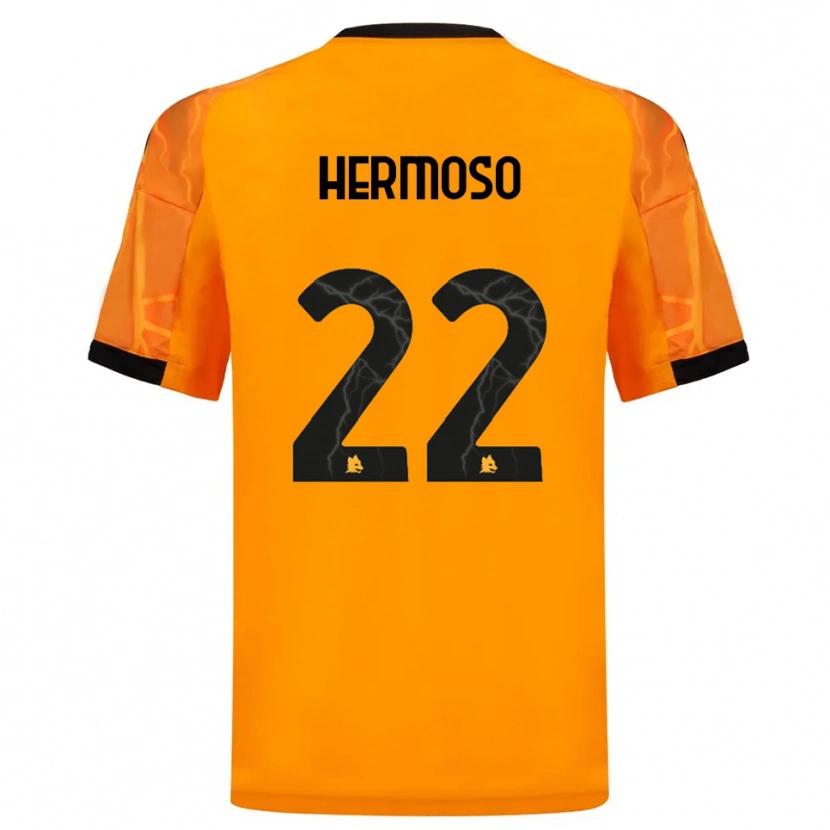 Danxen Herren Mario Hermoso #22 Orange Schwarz Auswärtstrikot Trikot 2025/26 T-Shirt Österreich