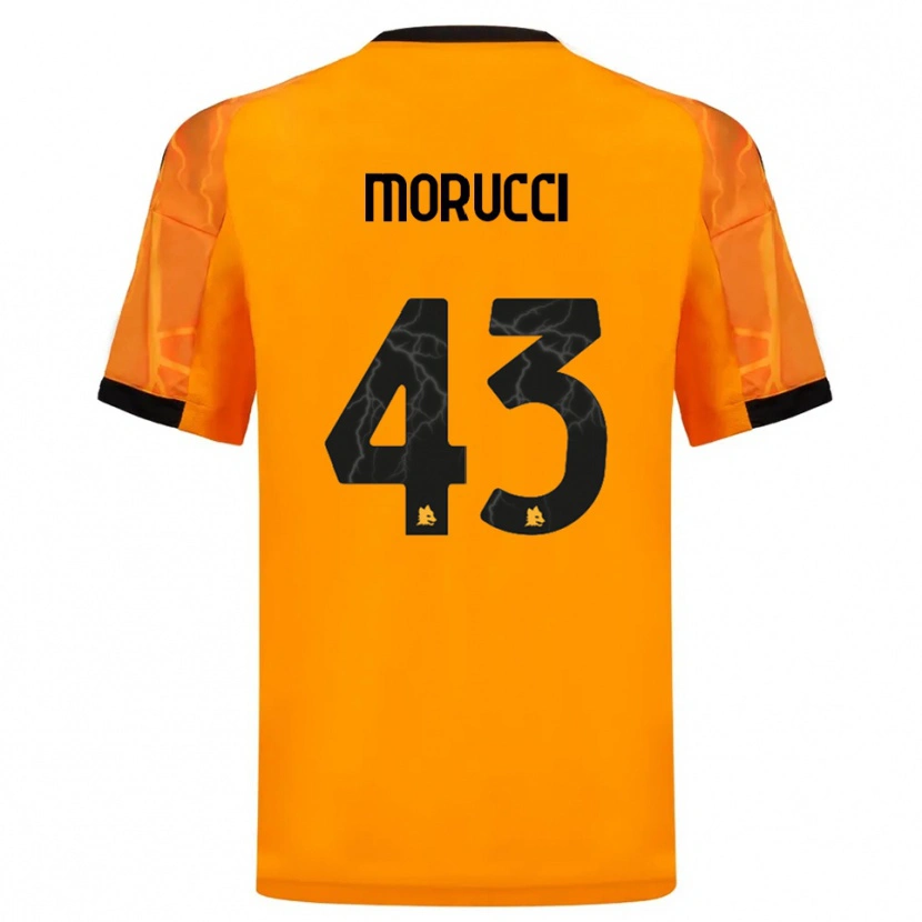 Danxen Herren Edoardo Morucci #43 Orange Schwarz Auswärtstrikot Trikot 2025/26 T-Shirt Österreich